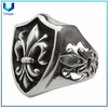Wholesale Vintage Sterling Silver Jewelry Flower Open Silver Punk Hombres Anillo