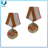 China venta al por mayor de la medalla militar fábrica, medalla de oro con el perno y la cinta de seguridad para el desgaste, la medalla del metal del premio deportivo