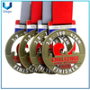 Medalla de Running de Las Vegas, Medalla de metal de premio para el premio, la medalla de trofeos de honor, medalla de níquel negro