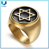 China Fabricante Masonic Signtet Ring Acero inoxidable Diseño simple Anillos de joyería de tamaño grande